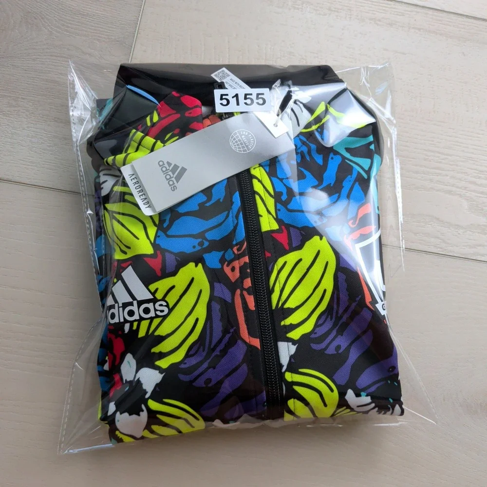 NEW Adidas LA Galaxy Unity Tiro Track Jacket Mens S Floral Multicolor MLS Soccer